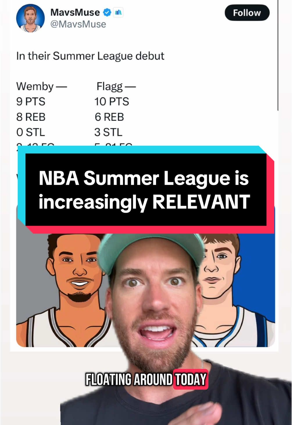 NBA Summer League has grown like crazy in recent years. This league will be fine #NBA #nbasummerleague #cooperflagg #bronnyjames 