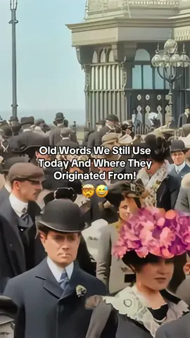 Old Words We Still Use Today And Where They Originted From!🤯😅 #HistoryTime #historical #idioms #phrases #etymology #sayings #historytok #DidYouKnow #oldfashioned 