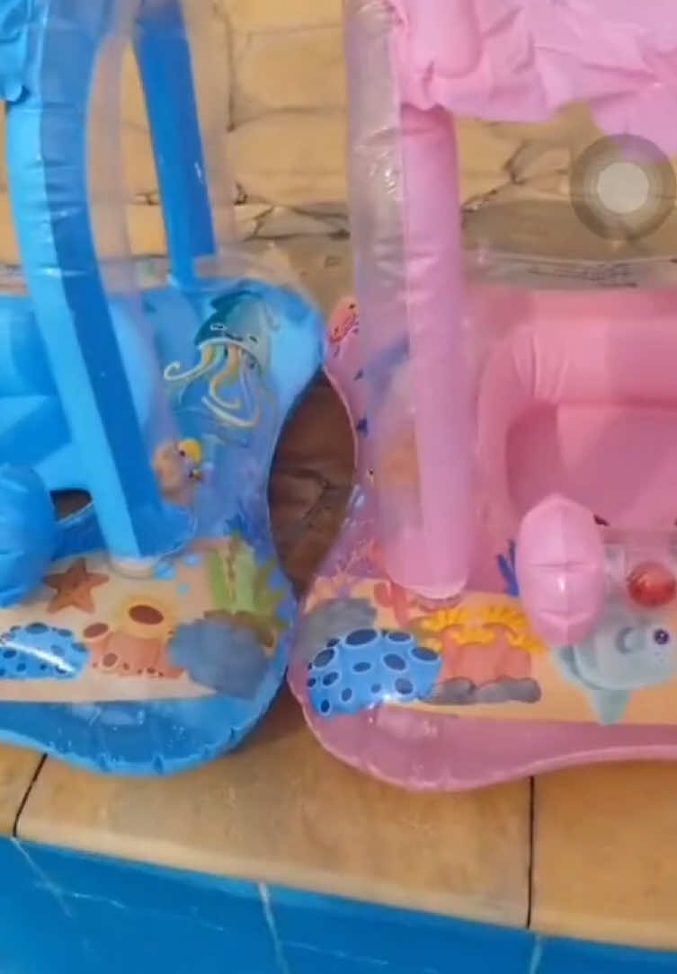 Boia Bote Fralda Bebê Com Cobertura #proteção #infantil #boia #bebê 