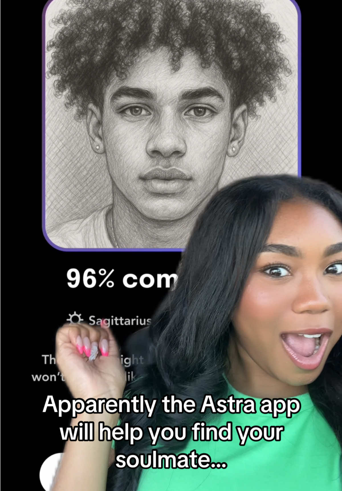 The Astra app said this is my soulmate… #soulmate #trending 