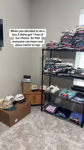 Who loves a good deal?! #christiantiktok #christianclothing #christiansmallbusiness #christiantok #jesussaves #prayerworks #virial #spreadthegospel 