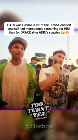 Tota was loving Drake 🔥 #tota #viral #adinross #drake #trending #fyp 