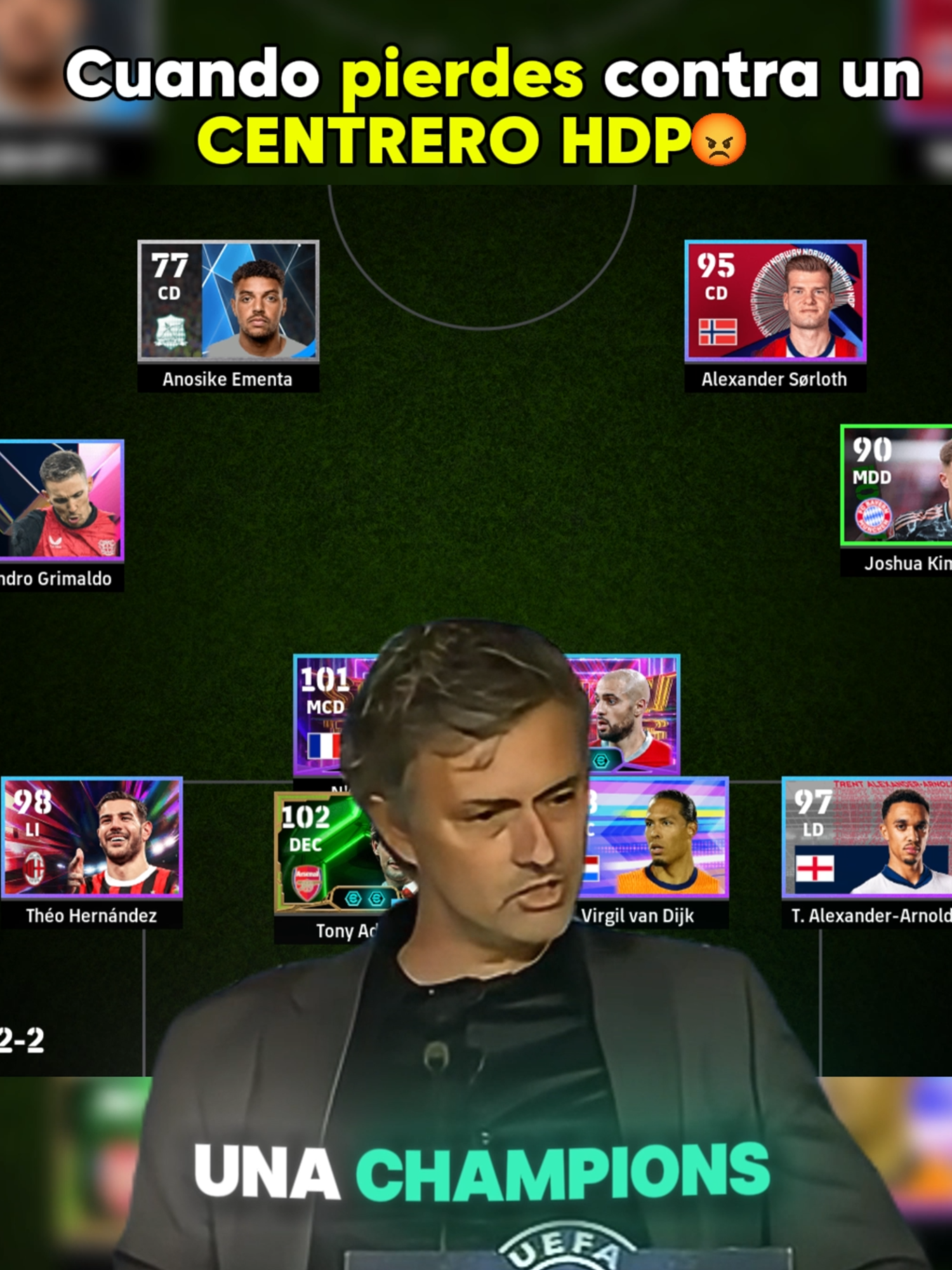 Yo gane 2 champions 😡#efootball #hombres #fyp #fc25 #gaming #futbol⚽️ #humor #mourinho