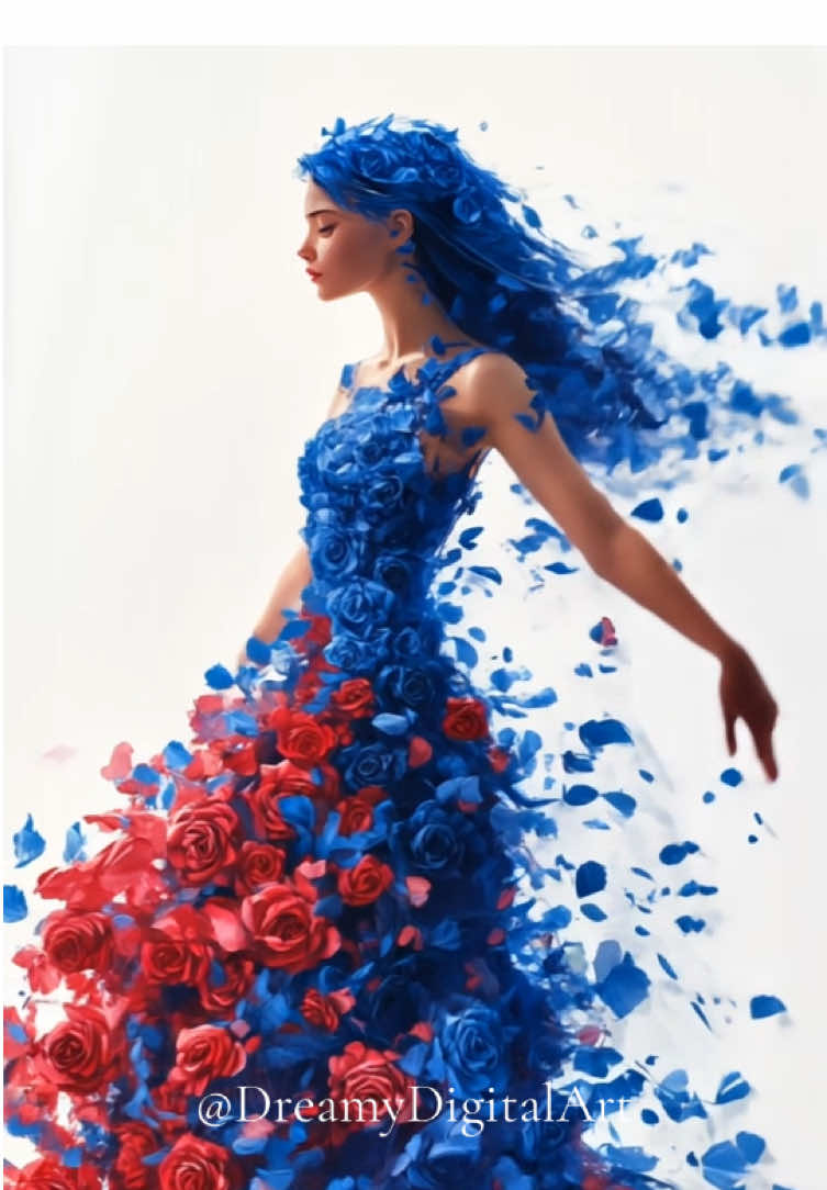 #aigenerated #aesthetic #rose #flowers #fyp #visualart #heart #girl #vibe 