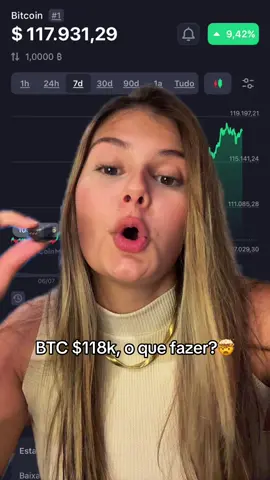 Você está vendendo bitcoin agora?💰 A ideia é realizar uma parte do lucro e reinvestir em outras altcoins. Mas no longo prazo, BTC sempre vai superar🫡 #bitcoin #cripto 