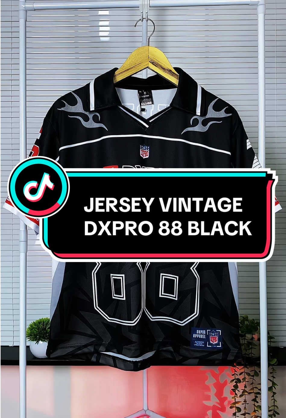 Jersey Vintage Dxpro 88 Black🔥🔥 #jerseyboxy #jerseyvintage #jerseycasual #jerseyoversize #foryoupage 