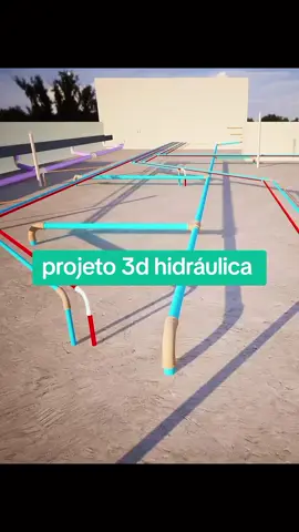 projeto realista 3d chama 🔥#arquitetura #flpiscinastp #projeto #obra 