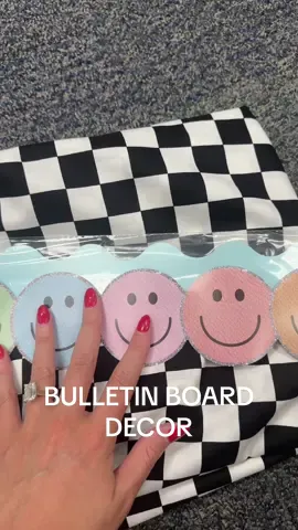 Help me get items to decorate my bulletin board! The smiley border is on my storefront under “classroom items”! #classroomdecor #bulletinboard #bulletinboardideas #teachervlog #teacher #classroomsetup 
