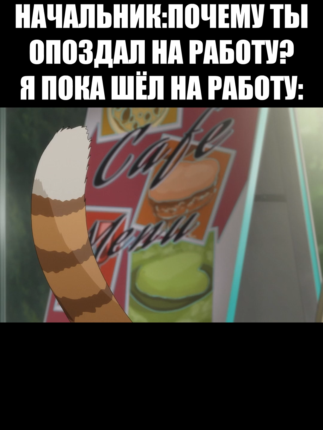 кот#рекомендации #аниме #мем #смешноевидео #юмор_видео #юмор #мужик #человек #уровень #пример #работа #начальник #босс #кот #котик #котики #киса #опоздание #ходьба #бабушки #кусты #хвост #пушистик #помощь #музон #чай #спасибо #благодарность #кайдзю #кайдзюномер8 #небо #скамейка #сиденье #термос #чемодан #журнал #прохожий