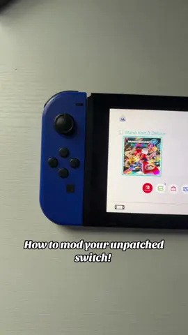 How to mod your unpatched switch!! Make sure to update the switch before doing this! #switch #modded #switchtutorial #cfw #moddedswitch #nintendo #aesthetic #handheld #console #switchhacks #fyp #foryou #foryoupage #tiktok #retro 