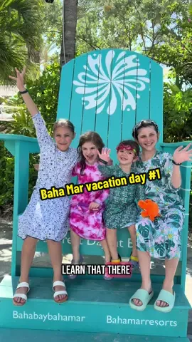 Our first day in the Bahamas at the resort @Baha Mar Resorts It’s such a treat to go on vacation and have kosher food options available! #bahamas #bahamar #vacation #bahabay #kosher #family 