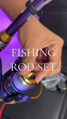 FULL SET SPINNING FISHING ROD #fishing #fishingrod #fish 