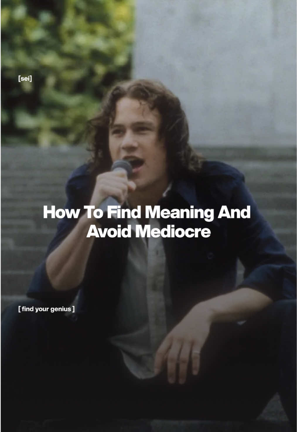 You’re either building a life or avoiding one.. choose growth, embrace the discomfort, and make meaning through motion. #sei #findyourgenius