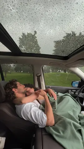 Raining day in the car with wife #wife #husband #creatorsearchinsights 