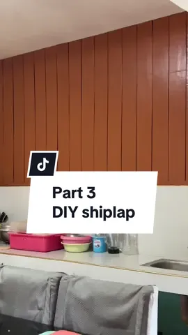 Part 3! DIYing instead of overthinking. Bringing my favorite DIY Shiplap idea here in PH bcos why not!? No shelving to avoid collecting trash and dust in the future😁 Next?? #buildwithme #fyp #tiktok #houseproject #MissDIY #DIYQueen #buildingahouse #WomenWhoBuild #DIY #SheCanBuildIt #organizedhome #HomeRenovation 