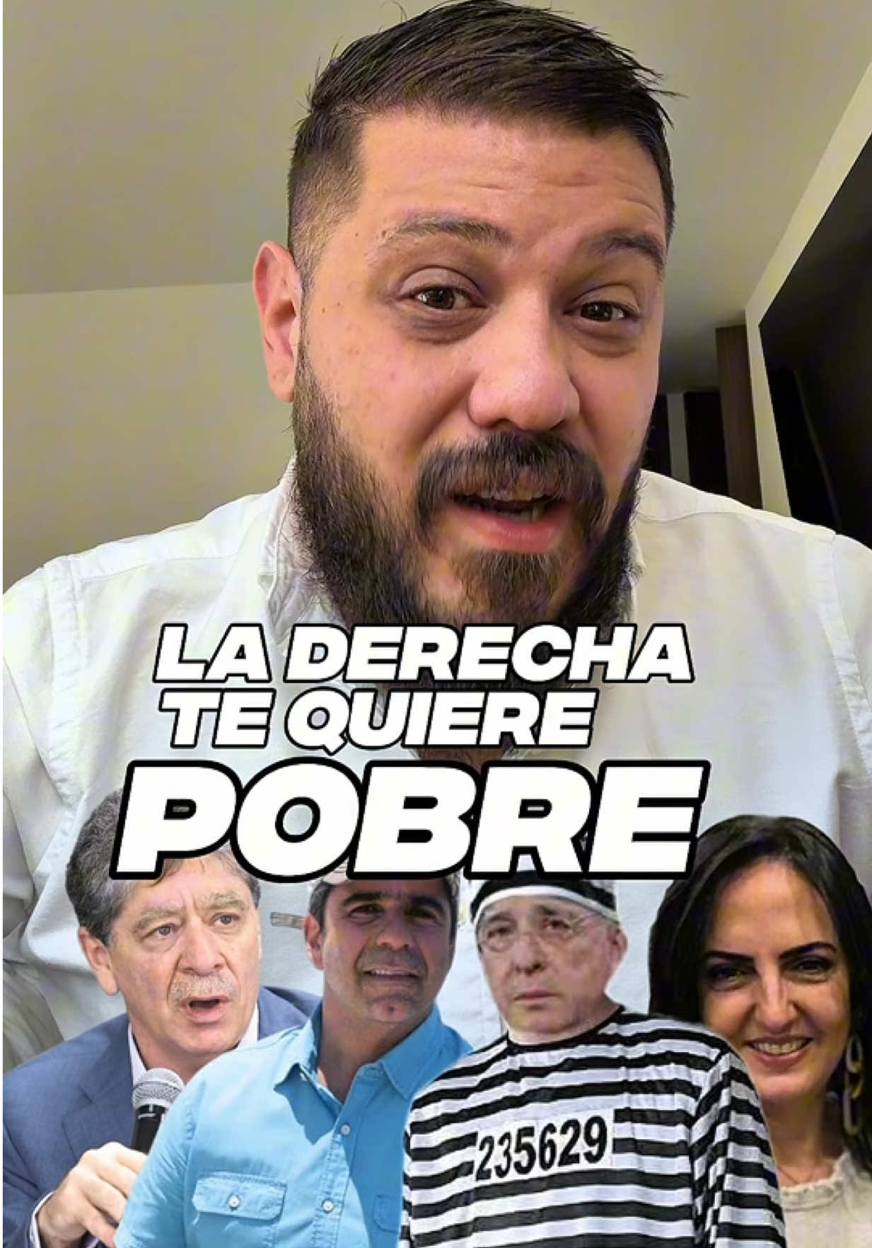 La derecha siempre te va a querer pobre, ha sido el negocio de Álvaro Uribe y su séquito desde siempre. Colombia está despertando.  #politica #uribeparaco #elecciones2026 #corrupcion #colombia 