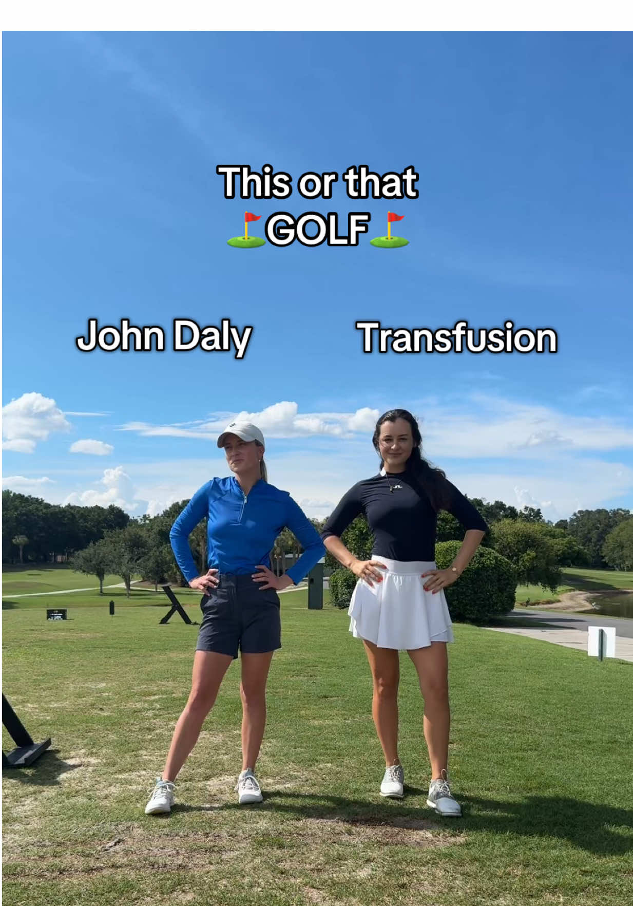 Drop your picks — no judging (maybe) #golfgirlies #golftok #golflife 