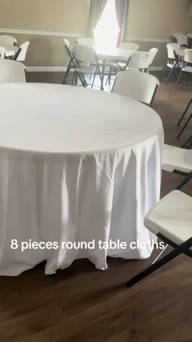 #8piecesroundtableclothes 