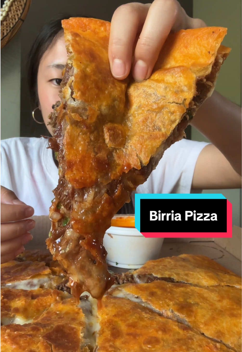 Quesabirria Pizza Mukbang  THIS WAS SO GOOD LIKE ACTUALLY 10/10 🔥🔥😛  #mukbang #asmr #quesabirria #birria #birriatacos #birriapizza #fyp #fypシ #mukbangfoodasmr #mukbangeatingshow #food #Foodie #mukbangasmr #mukbangs #tacos #yum 