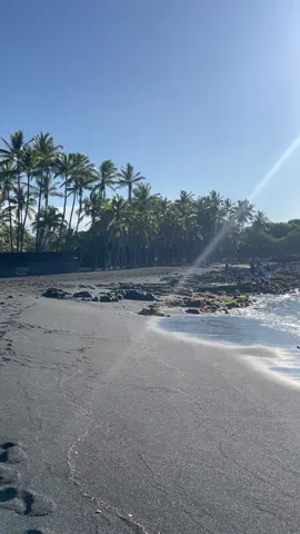Punalu’u Beach (black sand) #hawaiilife #luckywelivehawaii #explorehawaii #islandvibes #alohastate #bigislandviews #tropicalparadise🏝 #hawaiinature #hawaiiscenery #beachvibes #seasideserenity  #beachpanorama #fyp#viralvideo #naturelover 