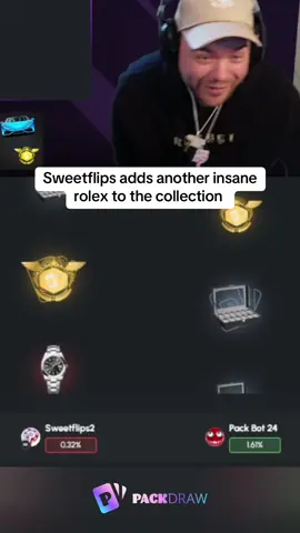 Sweetflips adds another insane rolex to the collection  #kickstreaming 