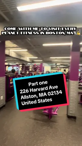 PART ONE: Allston, MA 👟 Not my first time going here this is one of my favorite planet fitness and I love it because the people are amazing, the veiw while working out especially when it’s raining is beautiful, it also has 2 floors!!! the only thing I could say that bothers me is finding parking but if you live close I see people walking there all the time. Overall rating 9/10🏋️‍♂️ #gymreview #gym #GymTok #comewithme #fitnessmotivation #boston #lifting 