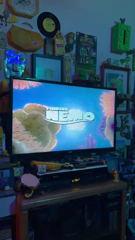Tonight’s movie 💙   #findingnemo #pixar #disney #movienight #vhs #nostalgia #nostalgic #childhood 