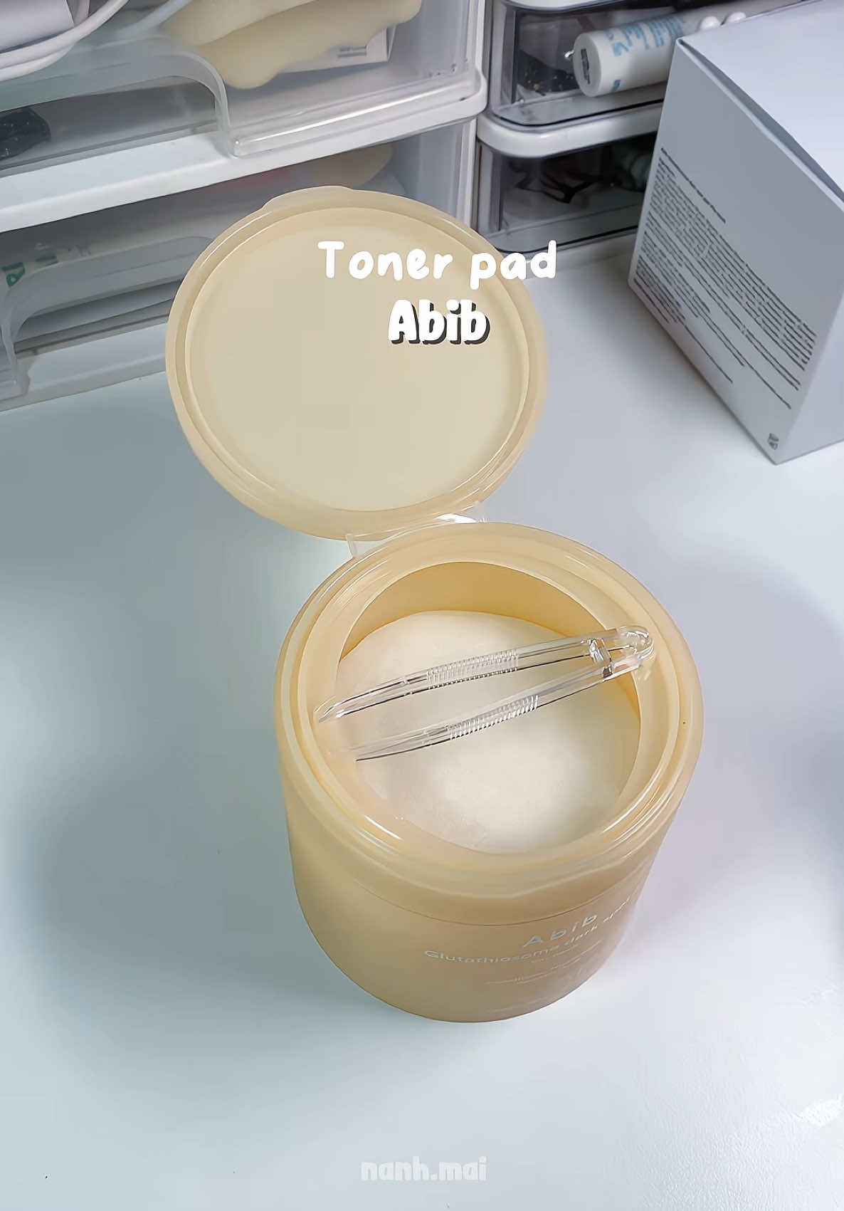 Mê toner pad nhà Abib lắmm 😘 #reviewtattantathah #unboxing #Abib #tonerpad #skincare #mypham 