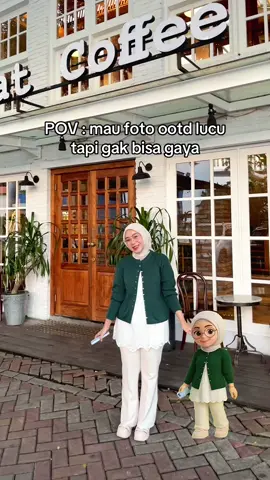 yaudah begitu-begitu aje bisanya #OOTD #ootdhijab #outfit #trend #foto 