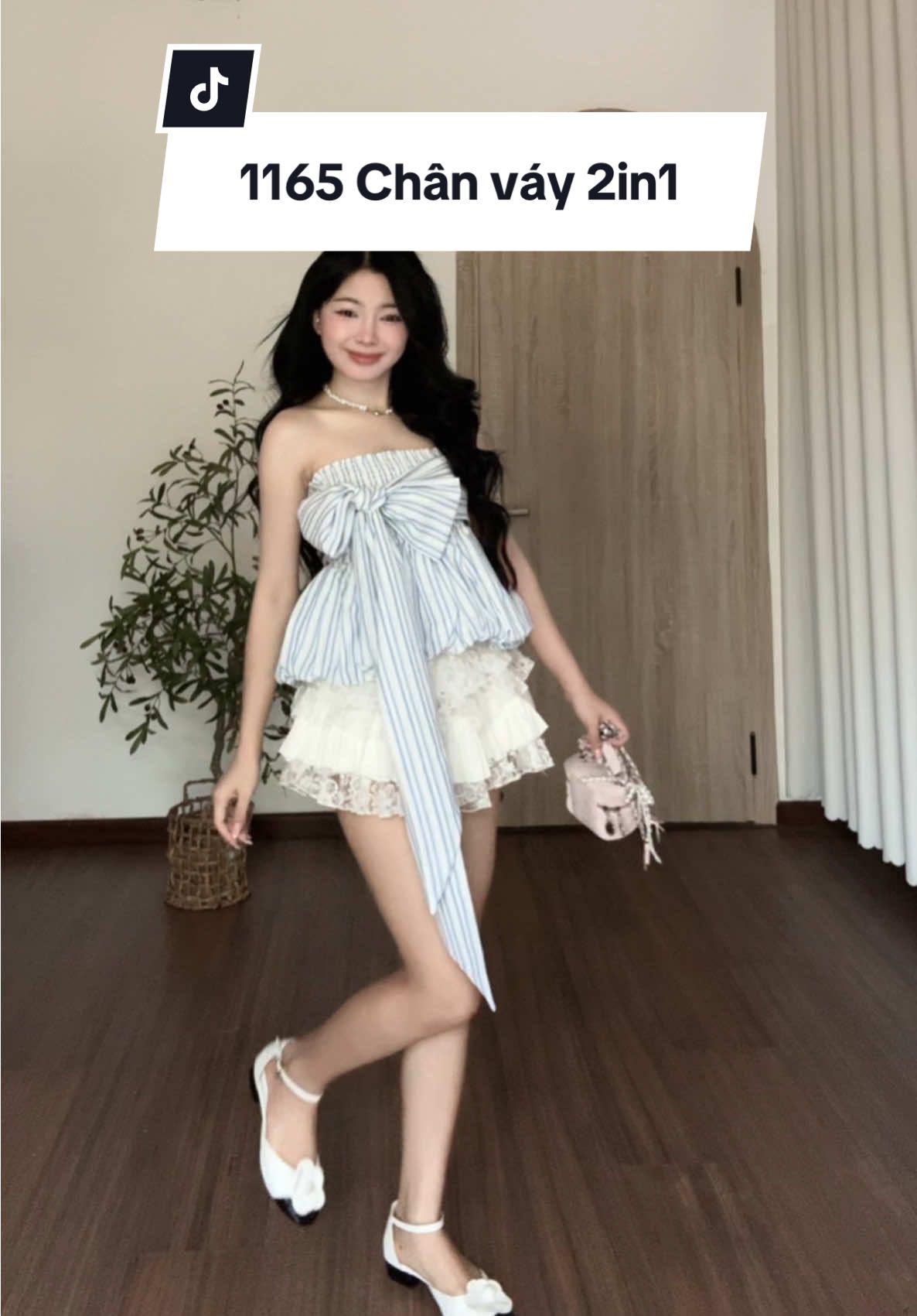 Vừa là áo vừa là chân váy 2in1 @navie.studio #goclamdep #reviewquanao #fyp #OOTD #chanvay 
