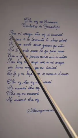 Otra vez me enamore - Caribeños de Guadalupe #fypviral #letrasdecanciones #lyric #tiktokstudio #indirecta 