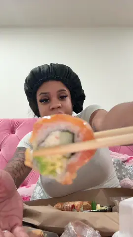 Sushi mukbang :)