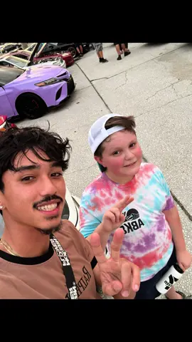 He kept looking at the car  so I had to ask !! #86squad #carmeet #flordia #711 #aimgain 