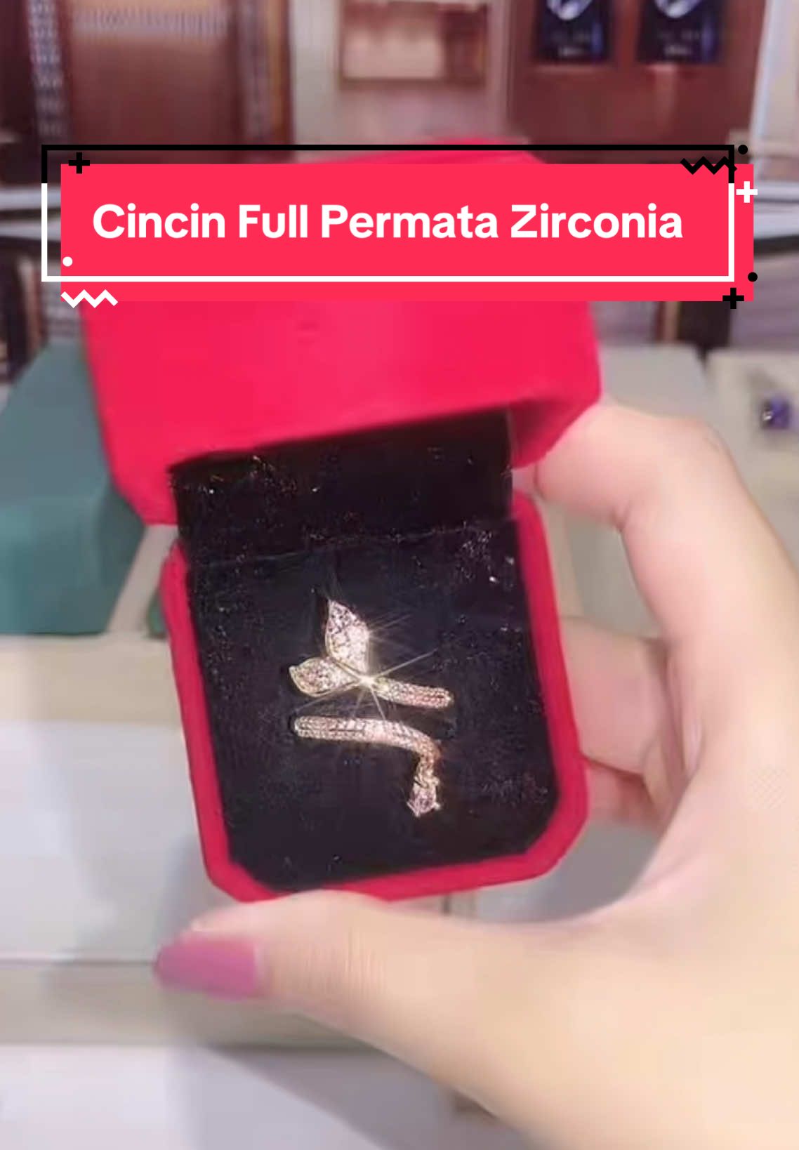 Cincin Platinum Full Permata Zirconia #cincin #platinum #accessories #wanita #fyp #hadiah #kado #feshion #kondangan #jewelry #cubiczirconia 