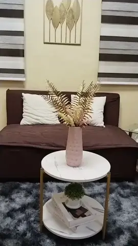 Coffee table / living room table / side table kahit saan mo gustong ilagay babagay talaga. #roundtable #smalltable #coffeetable #spacious #aesthetic #homeideas #quality 