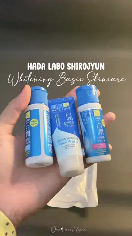 Basic skincare andalan kalian bisa coba yg starker pack dulu lebih murce #fypシ #affiliatemarketing #masukberandafyp #hadalabo #basicskincareroutine #skincare #hadalaboshirojyun 