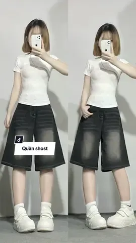 Shost jeans chỉ nổi #xh #thoitrang #xuhuong #doxinh #outfit 