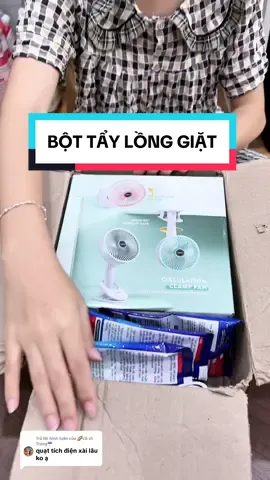 Trả lời @🌈cô út Trang☔ Bột tẩy lồng giặt #bottaylonggiat 