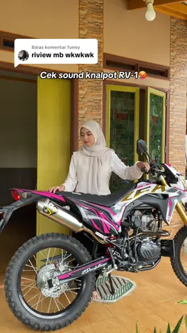 Membalas @funny hihii. Dibeliin ayang😋 #crf150l #tasikpride #fyp #trend #supermotocantik 