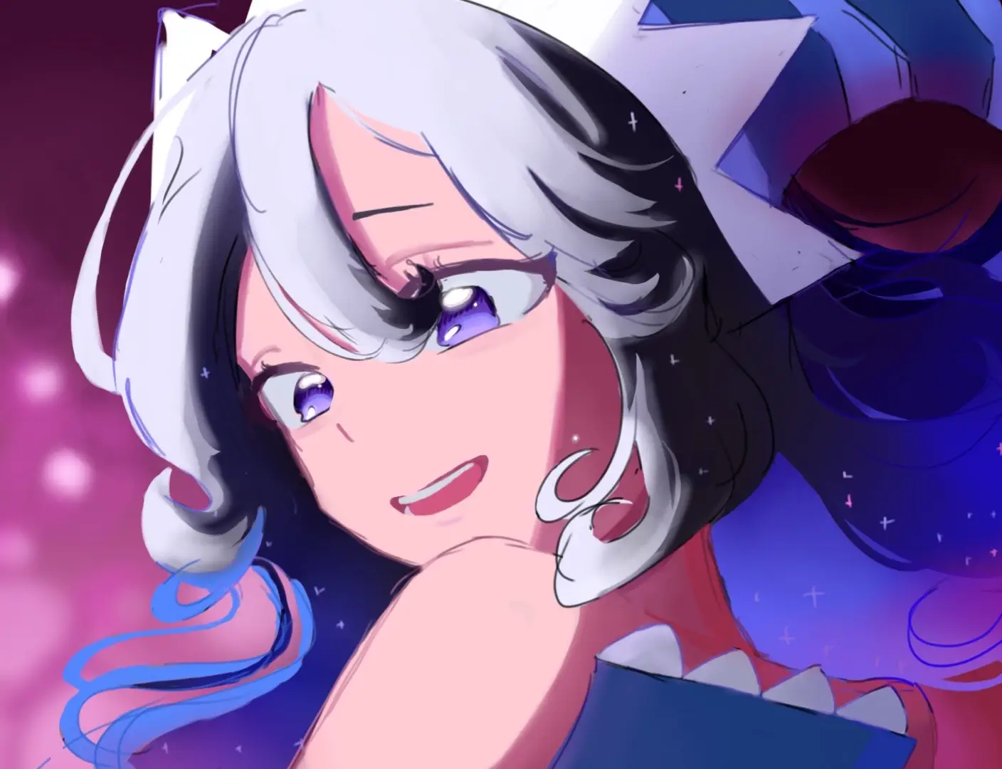 Oh how I love doomed yuri #cookierunkingdom #cookierun #ovenbreak #yuri #seafairycookie #moonlightcookie #mizisua #alienstagevivinos #mizisua