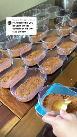 Replying to @Chrsdjy yan po :) #ovalbubblecup #container #tub #cheesecake #fyp 