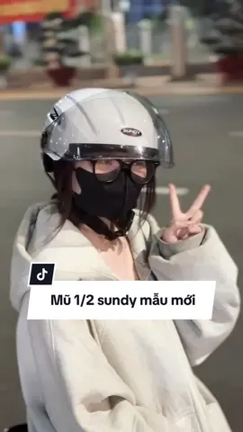 (Mẫu mới) 1/2 sundy chính hãng giá chưa tới 200k #sundy #nonsundy #mubaohiem #mubaohiemcokinh #mubaohiemdiphuot #nonbaohiem 