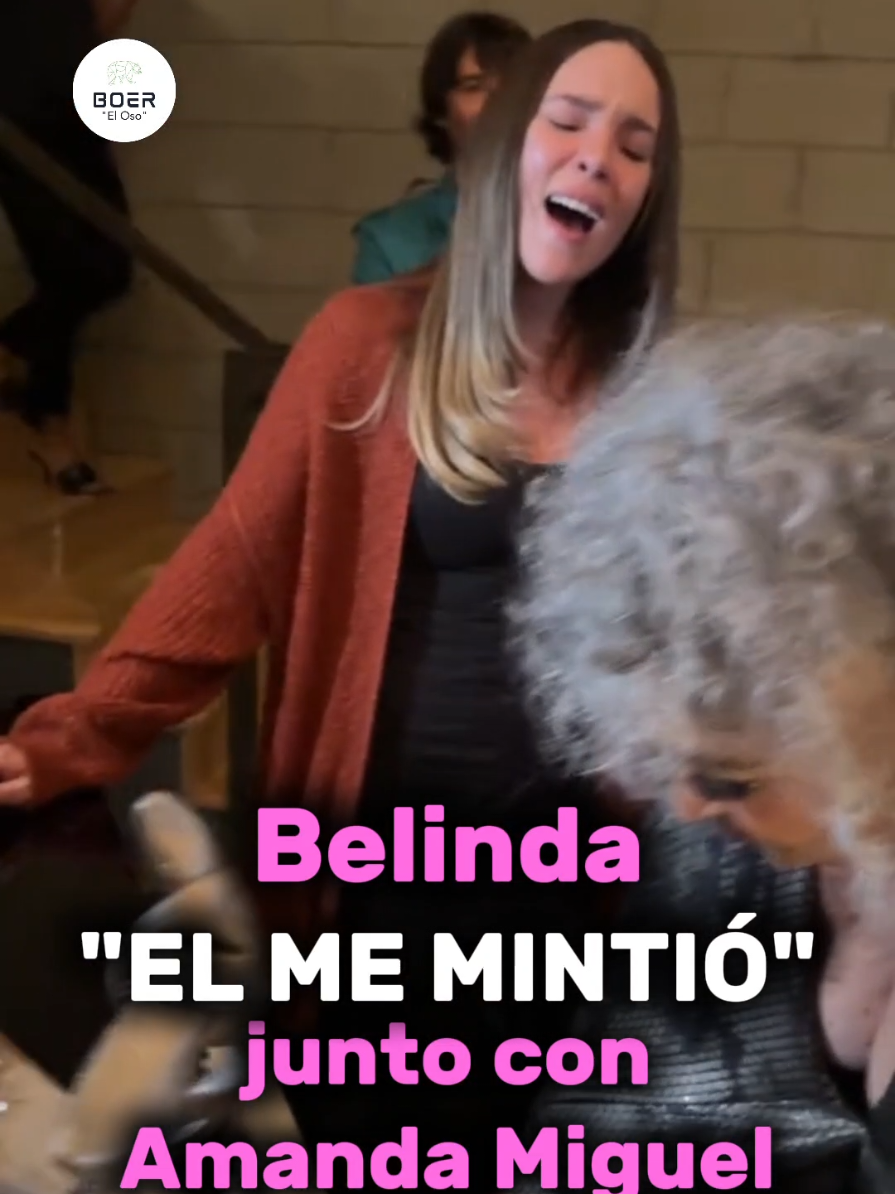 MOMENTASO NOS REGALA BELINDA❤️🇲🇽 Belinda le canta a Amanda Miguel la canción 