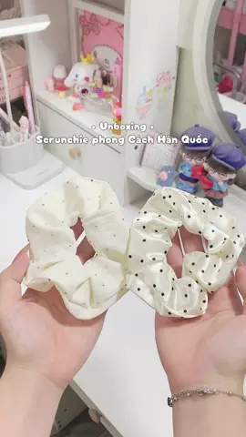Xinh xỉu luôn á🫰🏻💕 #unboxing #Scrunchie#trending #foryou #unbox #foryou #viral #xuhuong #fyp 