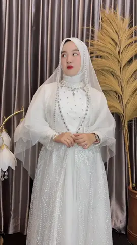 Akadmu, gayamu, pilih gamis yang bikin kamu percaya diri tanpa mengurangi kesakralan momen😍🥰👰🏻‍♀️🫶🏻#gamiscantik #gamiskekinian #gamiskondangan #gamiselegant #gamismewah #gamis #gamispremium #gamisputih #gamisakad #gaunwedding #gamisprewedding #nikahmuda 