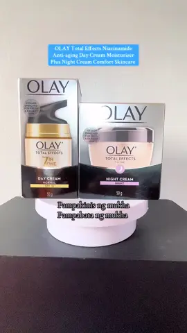 Pampakinis ng Mukha. Pampabata ng Mukha. Olay Total Effects 7 in One. Day Cream & Night Cream. #olay #olaythailand #antiagingeffect #antiwrinkle #spf50 #skincareroutine #moisturizer #olaycream #olaydaycream #olaynightcream #skincare #pampakinisngmukha #pampabatangmukha 