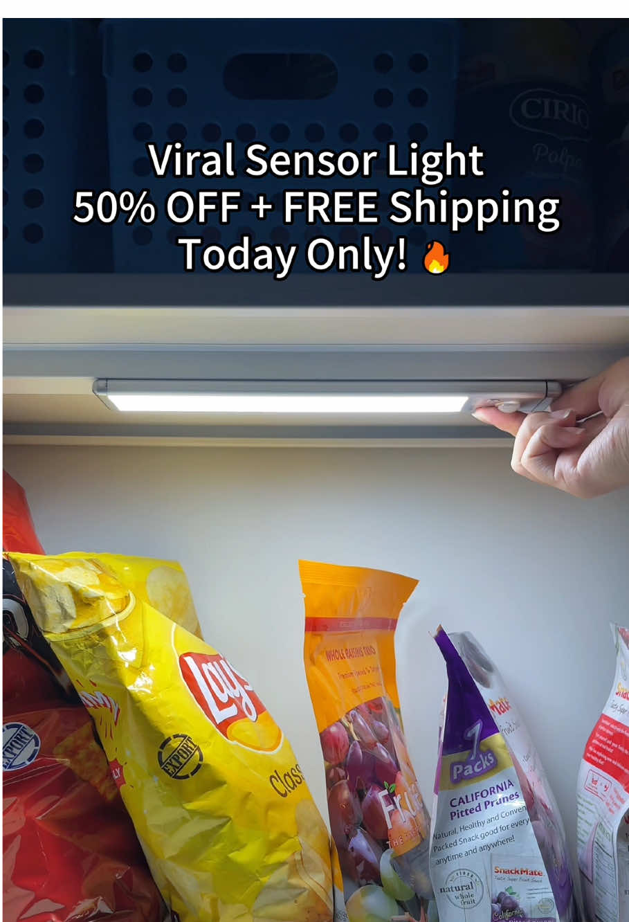 I found the best deal for under cabinet lighting!❤️#ledlights #lighting #cabinetlights #nightlight #closetlighting #tiktokshopfinds #tiktokmademebuyit #getyouone #fpy #light #motionsensor #cabinetlight #rechargeable #dealsforyoudays #homedecor 