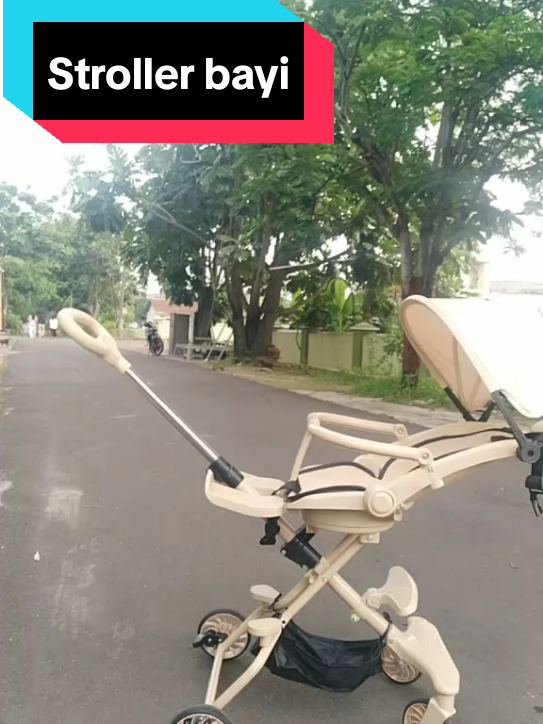 Topborn stroller kereta bayi 2 arah bisa duduk atau berbaring #strollerbayi #fyp #foryou #viral #tranding 