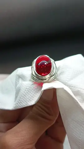 merah delima Siam Bangkok langsung cek kranjang👇 #aksesoris #cincinbatu #merahdelima #fypp 