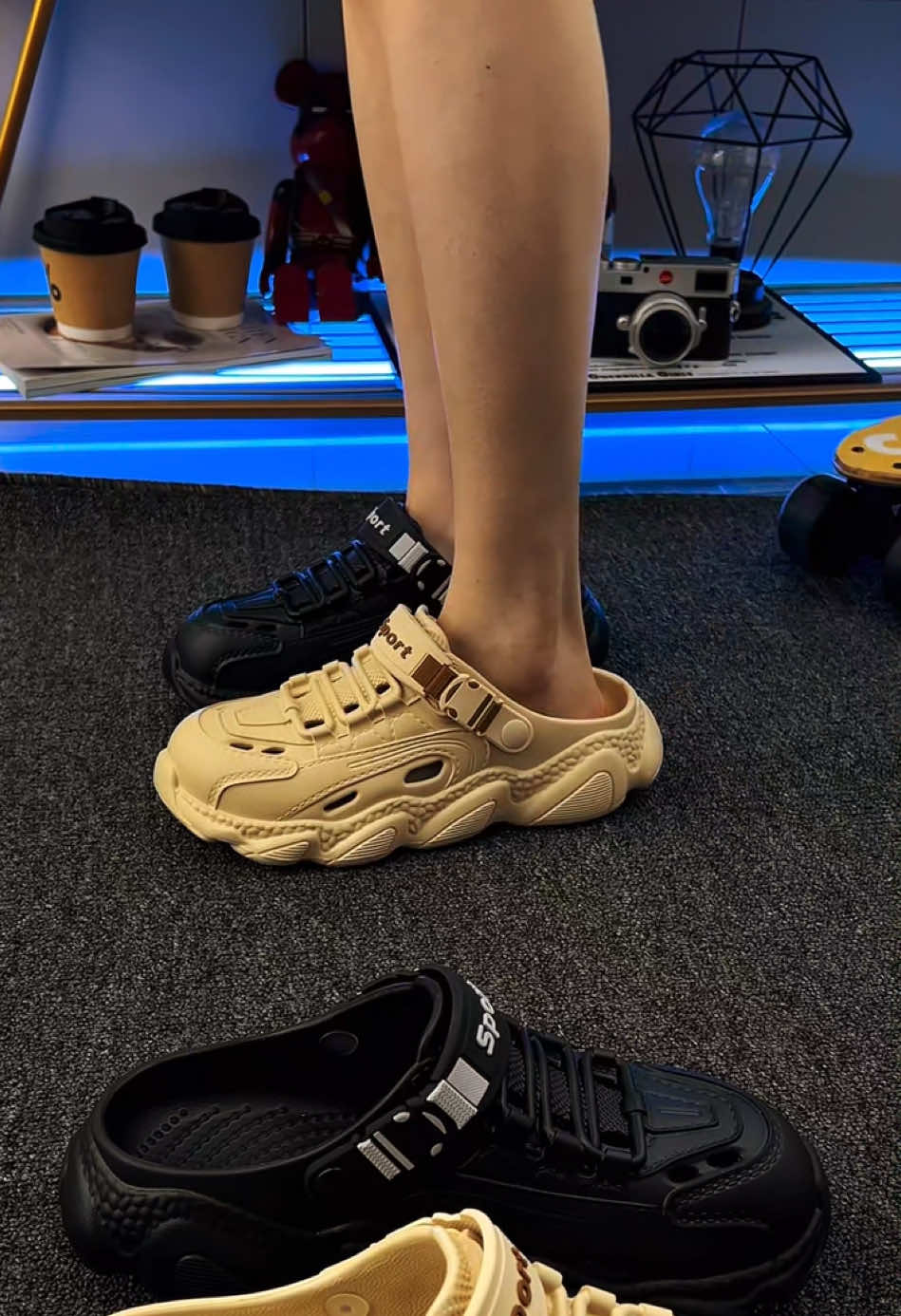 Sepatu lubang yang nyaman🤭#breathable #nyaman 